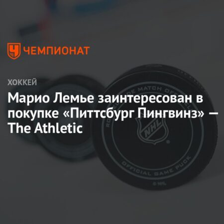 Марио Лемье Возглавляет Группу, Заинтересованную в Обратной Покупке «Пингвинов»