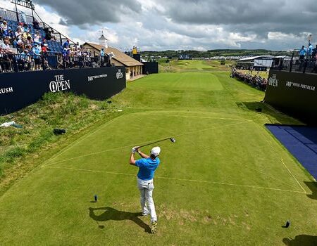 Значение первой лунки на Открытом чемпионате по гольфу в Royal Portrush