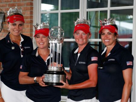 США одержали четвертую подряд победу в матчах «форбол» на International Crown LPGA