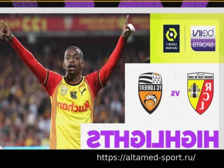 Запасной Тосин принес «Лорьяну» победу над «Лансом» со счетом 2:1 в Лиге 1