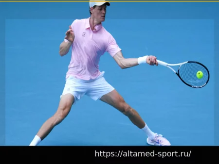 Синнер разгромил Тиафо и вышел в свой четвертый полуфинал в Майами