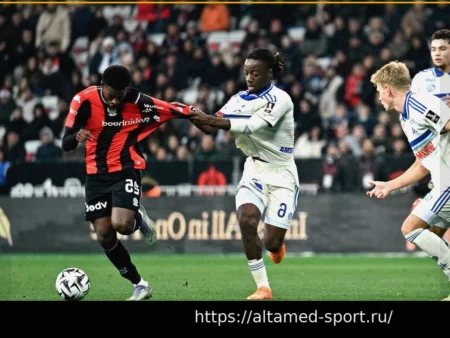 Страсбург одерживает победу над Ниццей, продлевая беспроигрышную серию до 10 матчей